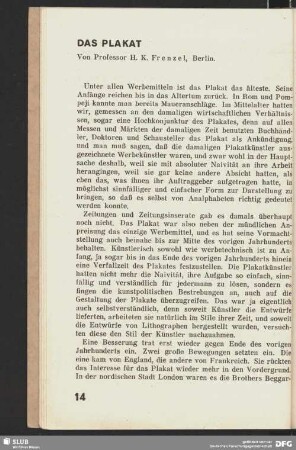 Das Plakat