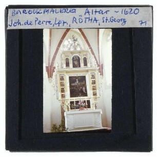 Rötha, Georgenkirche : Altar (von Johann de Perre)
