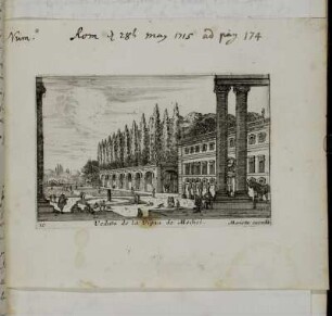 Veduta de la Vigna de Medici.