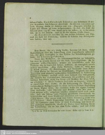 Über die Behandlung der Literar-geschichte