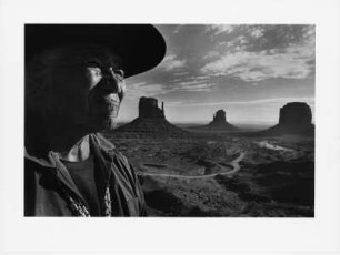 Mann vor Grand Canyon, Arizona