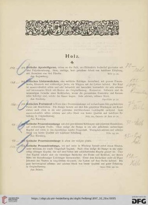 Holz (Nr. 304-355)