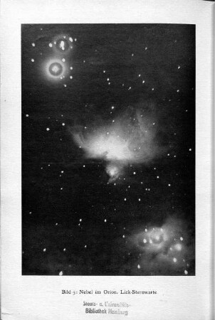 Bild 3: Nebel im Orion. Lick-Sternwarte