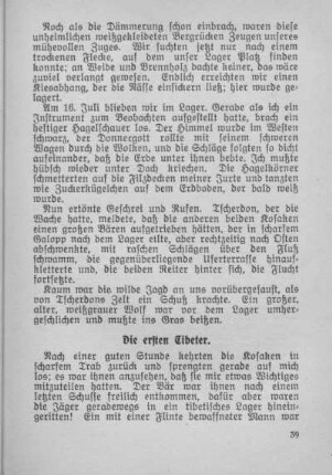 Die ersten Tibeter.