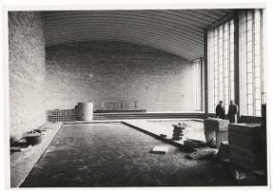 Evangelisches Gemeindezentrum, Herford: Innenraum im Bau