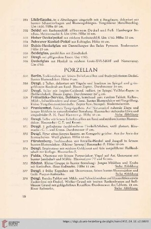 Porzellan (Nr. 365-417)