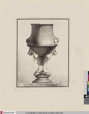 [Vase mit zwei ägyptisch aussehenden Frauenfiguren]