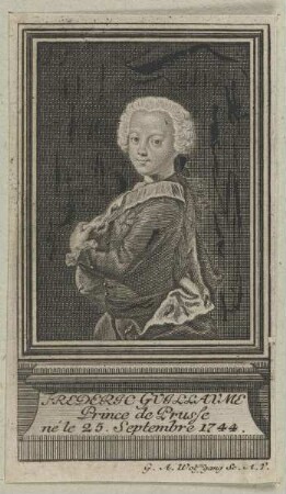 Bildnis des Kronprinzen Friedrich Wilhelm (II.) von Preussen