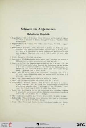 Schweiz im Allgemeinen (Nr. 1-129)