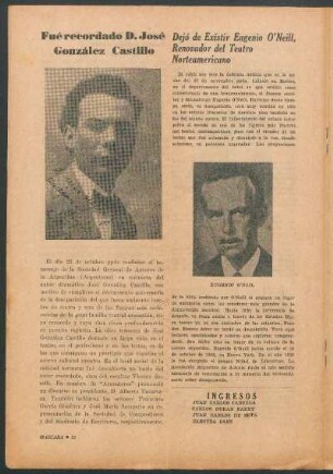 Fué recordado D. José González Castillo