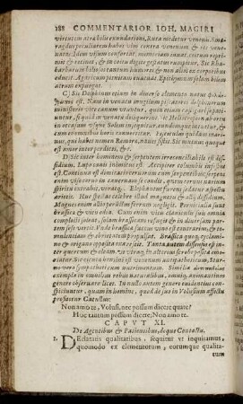 Caput IX. De Agentibus & Patientibus