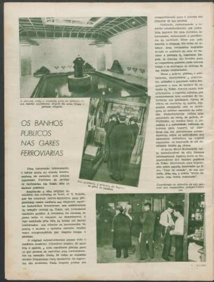 Os banhos públicos nas gares ferroviárias