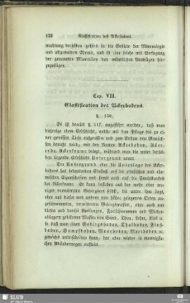 Cap. VII. Classification des Ackerbodens