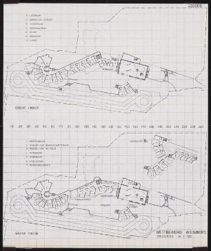 Siedlung Weinberg, Kassel: Grundriss 1:500