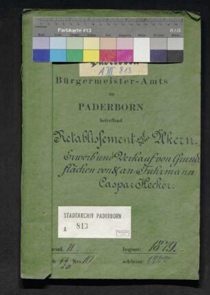 Retablissement auf dem Ükern: Erwerb und Verkauf von Grundflächen von und an Fuhrmann Caspar Hecker