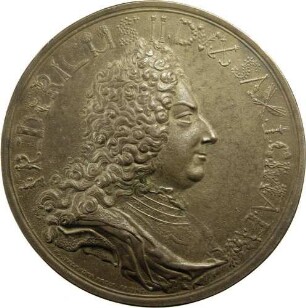 Herzog Friedrich II. - Einweihung des herzoglichen Münzkabinetts in Gotha