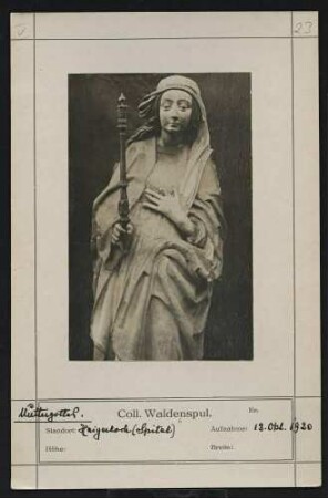 Muttergottes (Detail) Standort: Haigerloch (Spital)