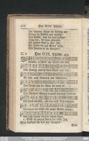 Der XLIX. Psalm. 49.