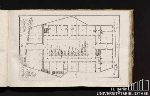 No. 5. Plan au rez de Chausée. Grund zu ebner Erden.