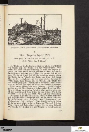 X. Des Ringens letzter Akt