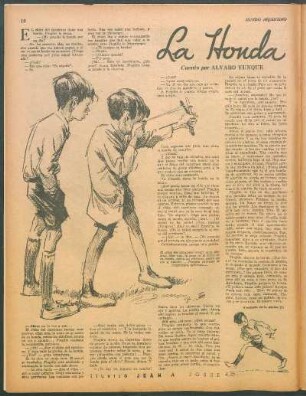 La honda : Cuento por Alvaro Yunque