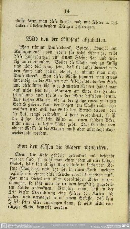 Wild von der Rübsaat abzuhalten