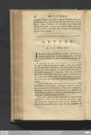 Lettre A La Meme.