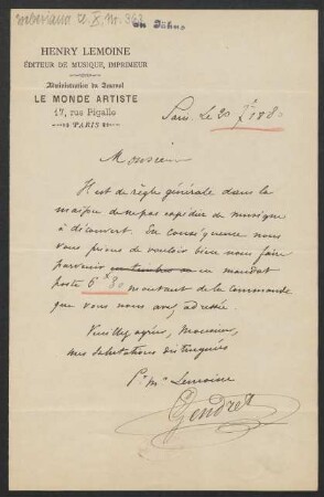 Brief an Friedrich Wilhelm Jähns : 20.07.1880