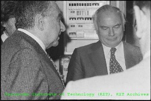 Besuch von Prof. Edward Teller (Senior Fellow, Hoover Institution, Stanford University) am Kernforschungszentrum Karlsruhe (KfK)