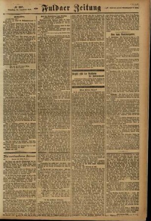 Zweite Ausgabe vom Dienstag, den 24. Dezember 1918.
