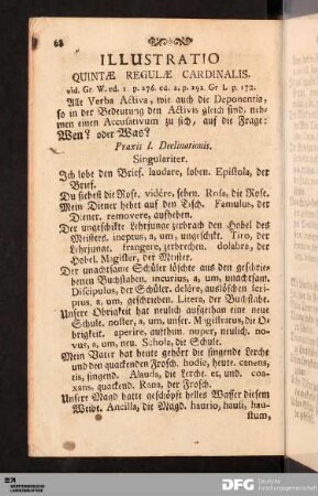 Illustratio Quintæ Regulæ Cardinalis.