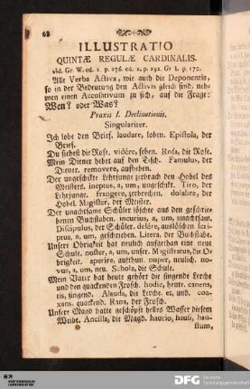 Illustratio Quintæ Regulæ Cardinalis.