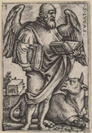 Der Evangelist Lukas, aus der Folge der vier Evangelisten