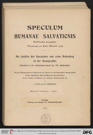 2: Speculum humanae salvationis: Tafeln 1 - 140b