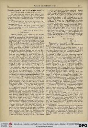 6: Ein maltechnischer Brief Alfred Rethels