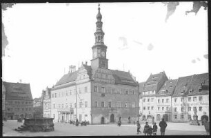 Pirna. Markt und Rathaus