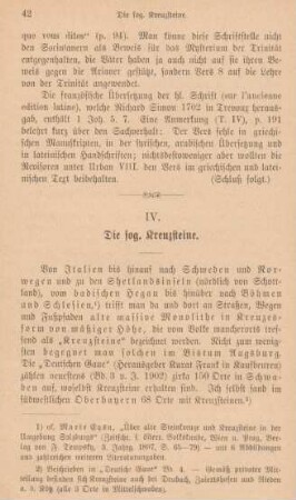 42-54 Die sog. Kreuzsteine