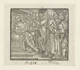 Christus vor Herodes, Blatt der Folge "Leben Christi"