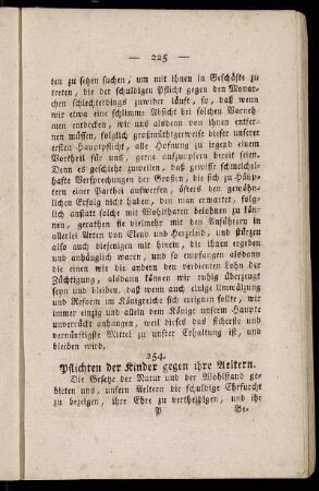 254. Pflichten der Kinde gegen ihre Aeltern. - 298. Uiber den Umgang mit Jähzornigen.