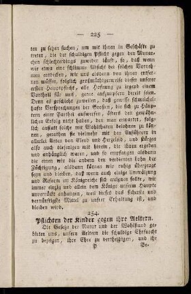 254. Pflichten der Kinde gegen ihre Aeltern. - 298. Uiber den Umgang mit Jähzornigen.