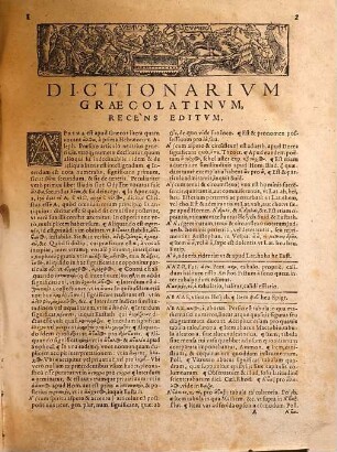 Lexicon Graeco-Latinum Novum : In Quo Ex Primitivorum & Simplicium fontibus Derivata atque Composita Ordine non minus Naturali, quam Alphabetico, breviter & dilucide deducuntur
