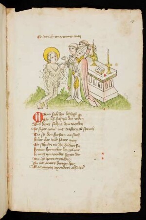 Der hl. Maximinus gibt der hl. Maria Magdalena das Abendmahl