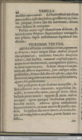 Vigesimus Tertius