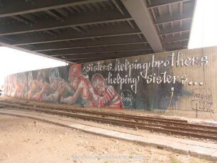 SisteRS helping bRotheRS helping SiSteRS... | herakut | Mannheim | 2012