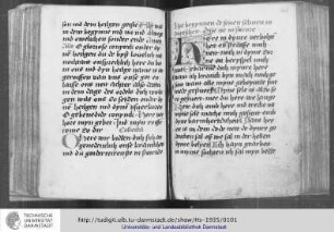 Die sieben Bußpsalmen mit Litanei von allen Heiligen, Übersetzung von Geert Groote, anschließend: Kollekten für verschiedene Anliegen