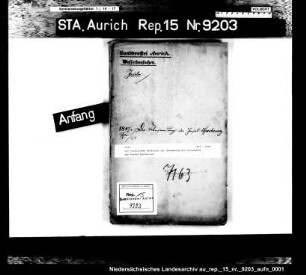 Die staatlichen Beihilfen zur Bekämpfung der Versandung des Dorfes Spiekeroog