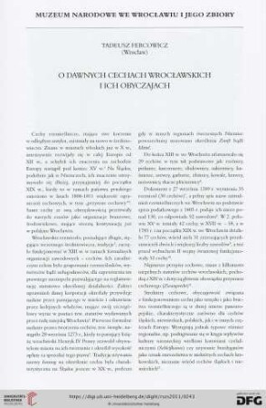 Muzeum narodwe we wrocławiu i jego zbiory