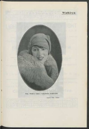 Walkirya [Fotografía de Srta. María Sara Vasconez Hurtado]
