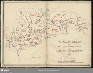 Verwaltungsbereich der Königlichen Generaldirektion der Sächsischen Staatsbahnen : 1896