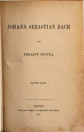 Johann Sebastian Bach. 1